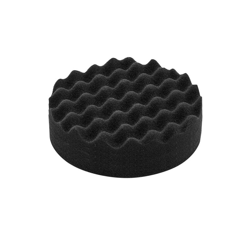 Esponja pulidora de espuma negra suave con velcro - Juego de 3 piezas - Accesorio para pulidora de aire